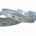 Fita de fita LED SMD 3528 12V DC Branco quente 120 LEDs / medidor IP67 à prova d&#39;água Listado UL